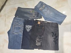 Y2K Womens Embroidered jeans