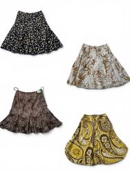 Original Y2K Patterned Skirt Collection - Trendy A..