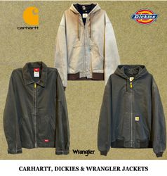 Premium Carhartt, Dickies & Wrangler Jackets