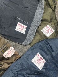 men harris tweed  coat