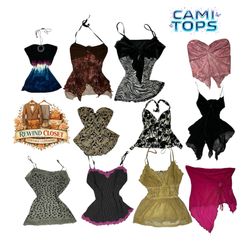 Y2K vintage style Cami tops