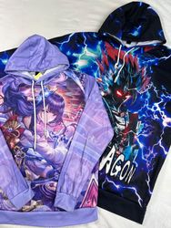 Fashion printed hoodies (JK-0035)