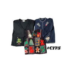 Wholesale Vintage Christmas Sweaters Bundle | 10pc..