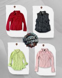 Y2K Office Blouse