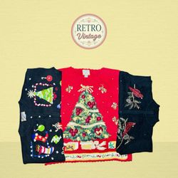 Christmas vintage & unique jumper style |E|