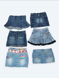 Bulk Lot Vintage Denim Skirts | Aesthetic Hot Girl..