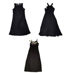 All black bridle party dresses