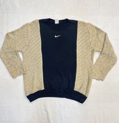 Upcycle branded Sweatshirt With Knit Sleeves (Dv-9..