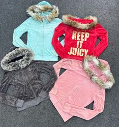 Vintage Juicy couture Fur hoodies
