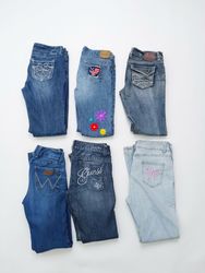 Y2k denim bootcut jeans (Z-68)
