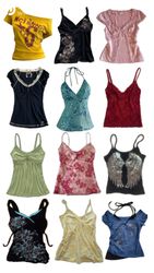 Y2K Blouses, Babydoll & Cami Tops - wc#44 (21/08)