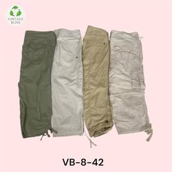 Y2K Women’s Cargo Capri Pants Wholesale Bundle(VB-..