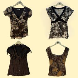 021 Selezione di bluse stampate da donna