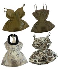 Y2K Olive Riot Cami Tops -ST-139