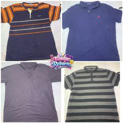 Y2K Vintage Polo style Shirt Bundle VR437