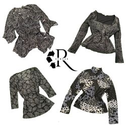 Y2K Unique Girl Printed Full Sleeve Tops RW-2458
