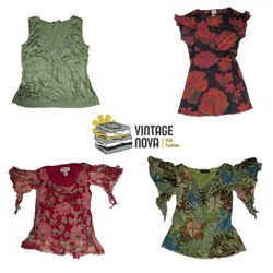 Bedruckte Blumenblusen und Tops