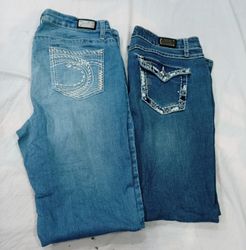 CR11929 Y2K Flare and Straight-Leg Jeans