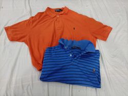 CR10908 Upcycled Polo Cropped Tops