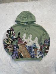 Upcycle Mix Branded Tapestry With Hoodie (DV -07)