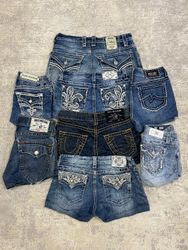 Miss Me, Rock Revival, True Religion Shorts - [TS-..