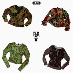 Y2K Nature Vibe Mix Tops (AA-1554)