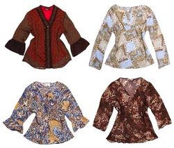 Y2K Seashore aesthetic tops