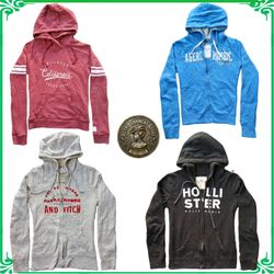 ✨ Women's Hollister & Abercrombie Sweatshirts & Ho..