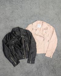 ***Y2K Leather Biker Structured Jackets – Retro 20..