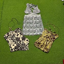 Yv635 Halter Tops Mix 12P