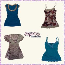 Tops Y2K Twilight Tones