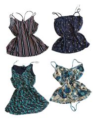 Y2K Blue Leopard Riot Cami Tops-ST-146