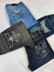 Embroidery jeans