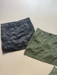 Women’s Y2K low rise cargo skirt
