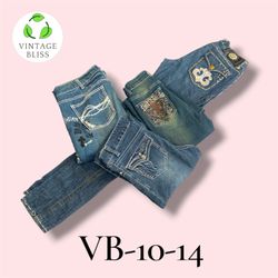 Y2K Embroidered Jeans Wholesale Bundle(VB-10-14) 9..