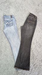 **Jeans a zampa d'elefante Y2K – Denim ricamato di..
