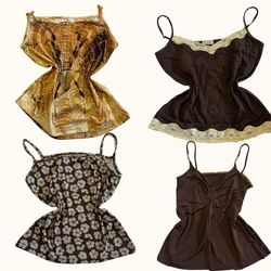 Y2K Spider Bite Cami Tops - ST-052