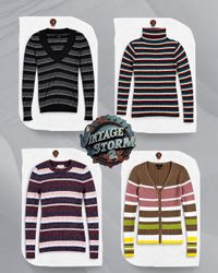 Y2K Cozy Crest Sweaters