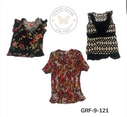 Collection de blouses à manches courtes en poly vi..
