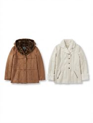 (FV-2406)     Vintage Shearling Coats – Y2K Winter..