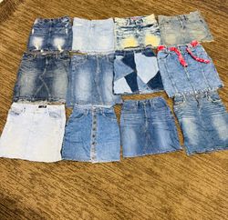 Denim Skirts