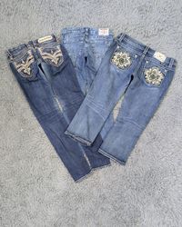 ***Miss Me, True Religion & Rock Revival Skinny Ca..