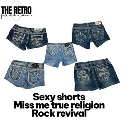 Sexy shorts miss me true religion rock revival #11..