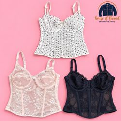 Y2k sexy bustier and laces corsets