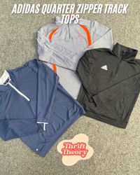 🔴 Adidas Quarter Zipper Track Tops - (11/10)