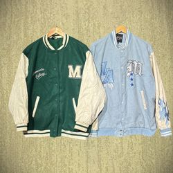 Vintage Baseball Wool Varsity Jacket (FNC:24)