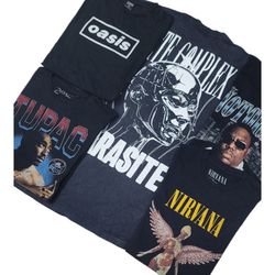 OASIS NIRVANA AND MUSIC BAND T-SHIRTS RR#08
