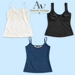 Lace Trim and Basic Camisoles