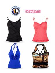 Y2K Cami Tops