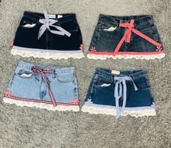 Upcycled Denim Skirts - EVR0336